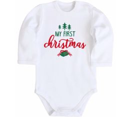 Дитячий бодік My first Christmas Дитячий бодік My first Christmas