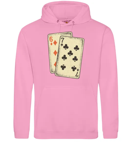 Жіноча толстовка (худі) 6-7 cards Рожевий фото