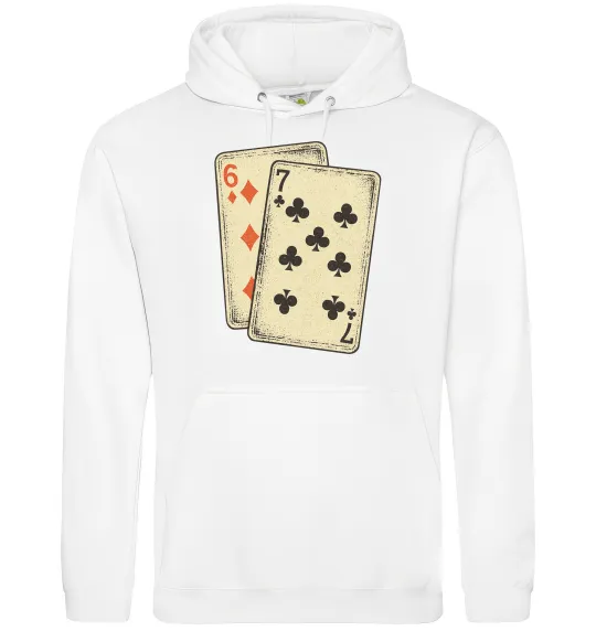 Жіноча толстовка (худі) 6-7 cards Білий фото