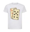 Дитяча футболка 6-7 cards Білий фото