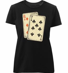 Женская премиум футболка 6-7 cards Женская премиум футболка 6-7 cards