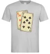 Чоловіча футболка 6-7 cards Сірий фото