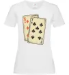 Жіноча футболка 6-7 cards Білий фото