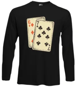 Лонгслів 6-7 cards Чорний фото