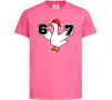 Детская футболка Гусак 6-7 Ярко-розовый Детская футболка Гусак 6-7 Ярко-розовый фото