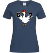 Женская футболка Гусак 6-7 Темно-синий Женская футболка Гусак 6-7 Темно-синий фото