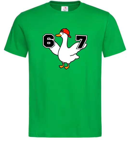 Мужская футболка Гусак 6-7 Зеленый фото