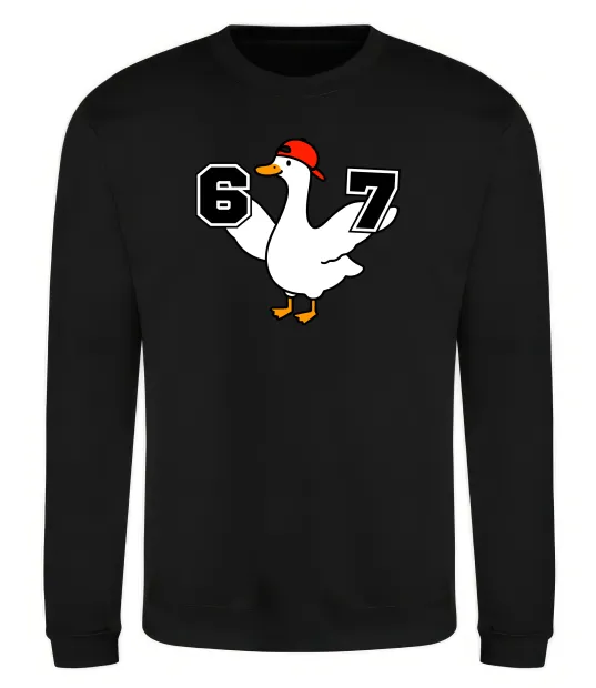 Свитшот Гусак 6-7 Черный фото