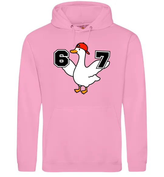 Женская толстовка (худи) Гусак 6-7 Розовый фото