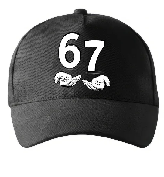 Кепка 67 руки Черный фото