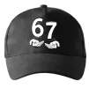 Кепка 67 руки Черный Кепка 67 руки Черный фото