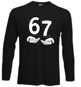 Лонгслів 67 руки Чорний фото