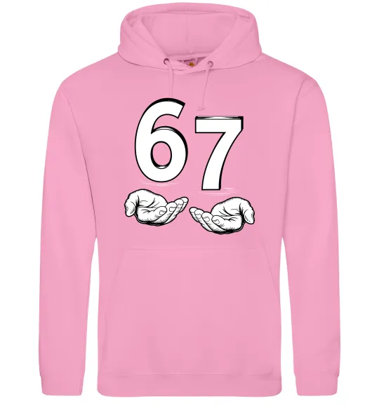 Жіноча толстовка (худі) 67 руки Рожевий фото