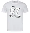 Мужская футболка 67 руки Белый Мужская футболка 67 руки Белый фото