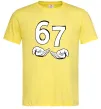 Мужская футболка 67 руки Лимонный Мужская футболка 67 руки Лимонный фото