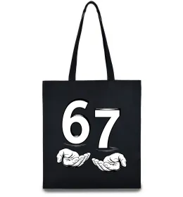 Эко-сумка 67 руки Черный фото