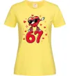 Жіноча футболка Серце шість-сім Лимонний Жіноча футболка Серце шість-сім Лимонний фото