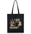 Еко-сумка Six seven skeleton Чорний Еко-сумка Six seven skeleton Чорний фото