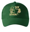 Кепка Six seven skeleton Темно-зелений Кепка Six seven skeleton Темно-зелений фото