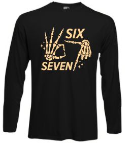 Лонгслів Six seven skeleton Лонгслів Six seven skeleton