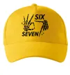 Кепка Six seven skeleton Сонячно жовтий Кепка Six seven skeleton Сонячно жовтий фото