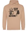 Жіноча толстовка (худі) Six seven skeleton Пісочний Жіноча толстовка (худі) Six seven skeleton Пісочний фото