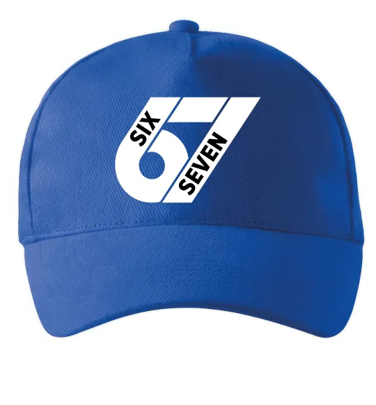 Кепка 67 six seven Яскраво-синій фото