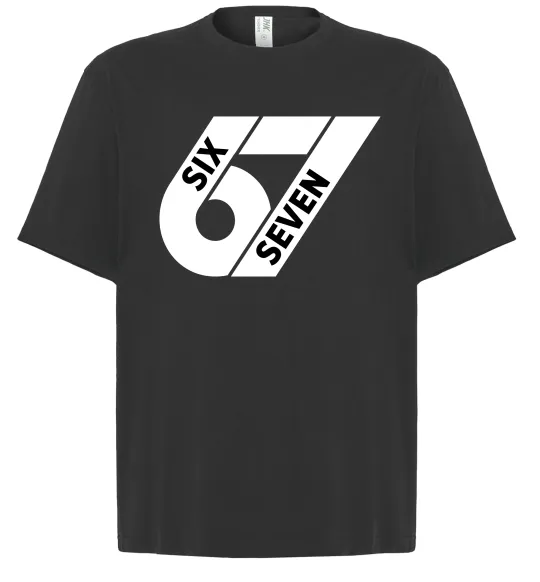 Футболка Оверсайз 67 six seven Чорний фото