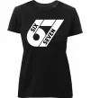 Жіноча преміум футболка 67 six seven Чорний фото