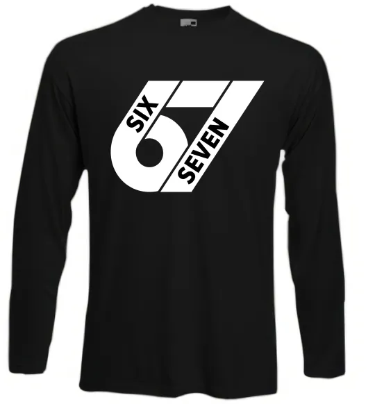 Лонгслів 67 six seven Чорний фото