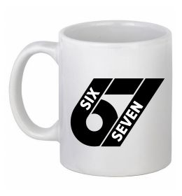 Чашка керамическая 67 six seven