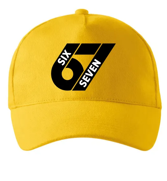 Кепка 67 six seven Сонячно жовтий фото