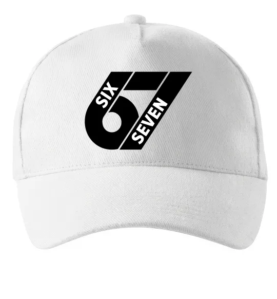 Кепка 67 six seven Білий фото