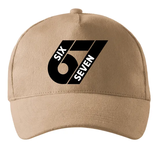 Кепка 67 six seven Пісочний фото