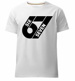 Мужская премиум футболка 67 six seven Мужская премиум футболка 67 six seven