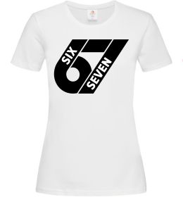 Женская футболка 67 six seven