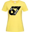 Жіноча футболка 67 six seven Лимонний фото