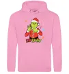 Жіноча толстовка (худі) Грінч six seven Рожевий фото