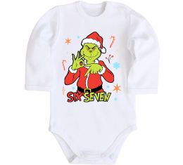 Детский боди Грінч six seven