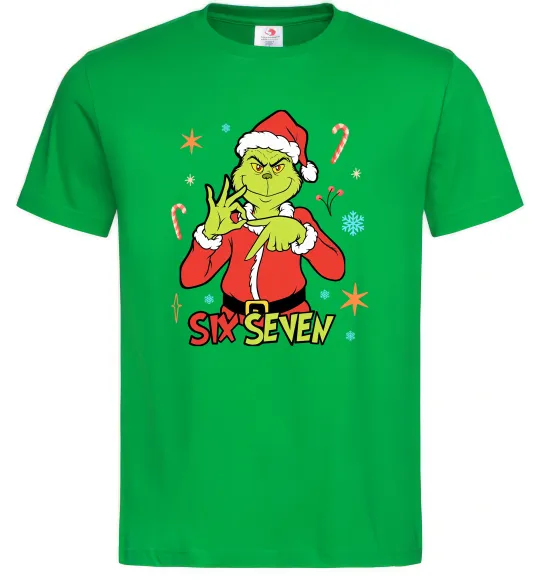 Мужская футболка Грінч six seven Зеленый фото