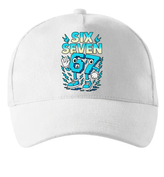 Кепка SixSeven art Білий фото