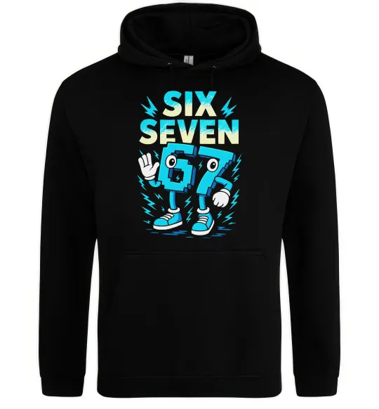 Жіноча толстовка (худі) SixSeven art Чорний фото