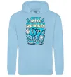 Женская толстовка (худи) SixSeven art Голубой фото