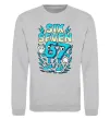 Свитшот SixSeven art Серый меланж фото