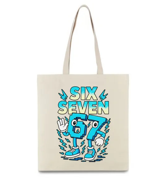 Еко-сумка SixSeven art Бежевий фото