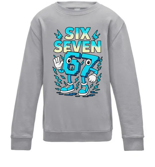 Дитячий світшот SixSeven art Сірий меланж фото