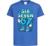 Дитяча футболка SixSeven art Яскраво-синій Дитяча футболка SixSeven art Яскраво-синій фото
