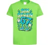 Дитяча футболка SixSeven art Лаймовий Дитяча футболка SixSeven art Лаймовий фото