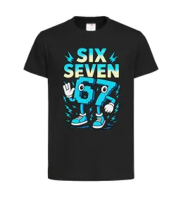 Детская футболка SixSeven art Черный фото