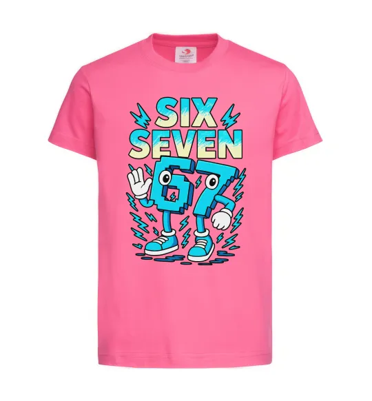 Детская футболка SixSeven art Ярко-розовый фото